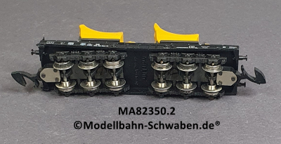 Märklin 82350.2 Z MINICLUB Schwerlast-Flachwagen m. 2 Baggerschaufeln, DB,