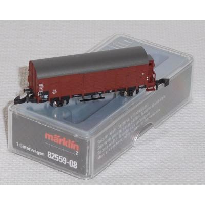 Märklin 82559-08 Z MINICLUB Geschlossener Güterwagen GI 11 mit Bremserhaus, DB, OVP