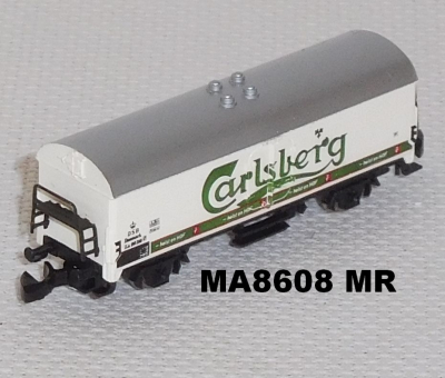 Märklin 8608 Z MINICLUB Kühlwagen Carlsberg, DB, OVP