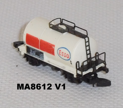 Märklin 8612 Z MINICLUB Kesselwagen ESSO, DB, OVP