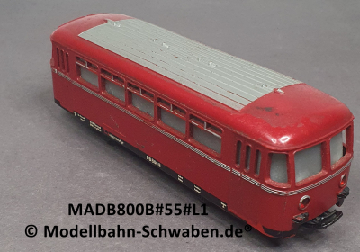 Märklin DB800B H0 Schienenbus-Beiwagen, BN 142070, Bz. 1955, DB