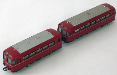 Märklin DB800K H0 Schienenbus mit Beiwagen, Vers. ab 1959, DB.OVP