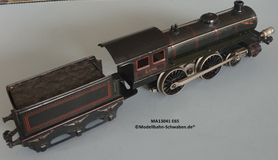 Märklin E65/13041 Spur 1, Dampf- / Schlepptenderlok, elektrisch 20V, mit Tender