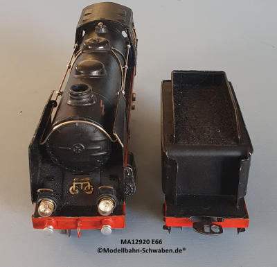 Märklin E66/12920 Spur 0, Dampflok elektrisch 20V, mit Tender