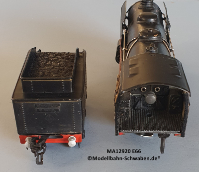 Märklin E66/12920 Spur 0, Dampflok elektrisch 20V, mit Tender