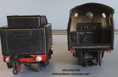 Märklin E66/12920 Spur 0, Dampflok elektrisch 20V, mit Tender