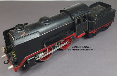 Märklin R66/12910 Spur 0, Dampflok elektrisch 20V, mit Tender R919/0