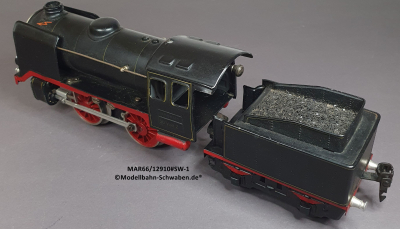 Märklin R66/12910 Spur 0, Dampflok elektrisch 20V, mit Tender R919/0
