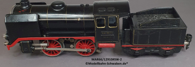 Märklin R66/12910 Spur 0, Dampflok elektrisch 20V, mit Tender R919/0
