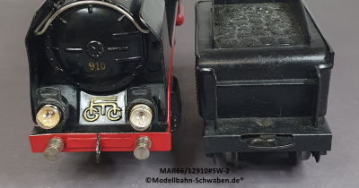 Märklin R66/12910 Spur 0, Dampflok elektrisch 20V, mit Tender R919/0