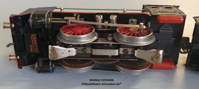 Märklin R66/12910GN Spur 0, Dampflok elektrisch 20V, mit Tender R919/0, Grün