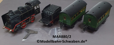 Märklin R880/2 Spur 0, Uhrwerk Personenzug Set, OVP