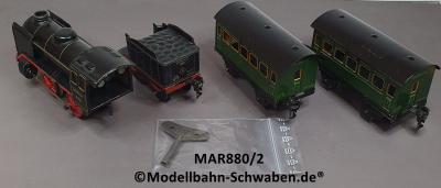 Märklin R880/2 Spur 0, Uhrwerk Personenzug Set, OVP