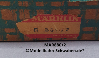 Märklin R880/2 Spur 0, Uhrwerk Personenzug Set, OVP