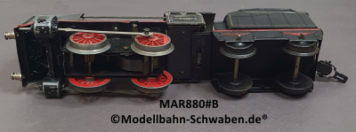 Märklin R880 Spur 0, Dampflok mit Tender 889, Uhrwerk, Bastler