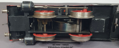 Märklin R900 Spur 0, Dampflok Uhrwerk, mit Tender R909/0