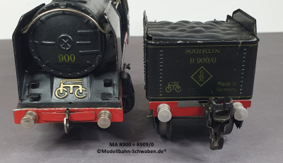 Märklin R900 Spur 0, Dampflok Uhrwerk, mit Tender R909/0