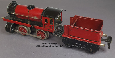 Märklin R970 Spur 0, Dampflok Uhrwerk, mit Tender R979/0