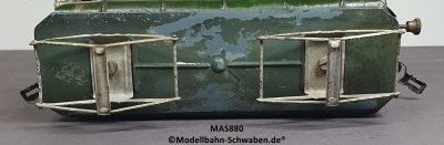 Märklin S880 Spur 0, Uhrwerk E-Lok, durchbrochene Fenster, grün
