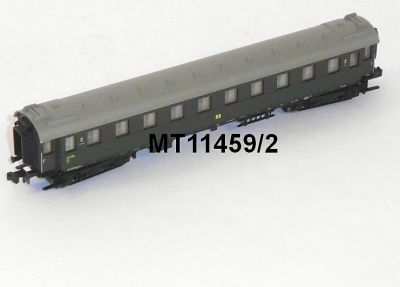 Minitrix 11459/2 N Schnellzugwagen, 2. Kl., B4ü, DR