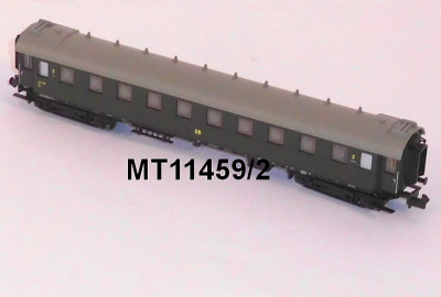 Minitrix 11459/2 N Schnellzugwagen, 2. Kl., B4ü, DR