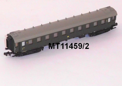 Minitrix 11459/2 N Schnellzugwagen, 2. Kl., B4ü, DR