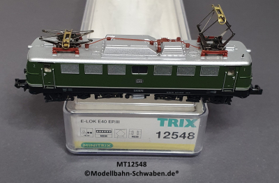 Minitrix 12548 N Elektrolok E40 675, grün, DSS, DB, OVP