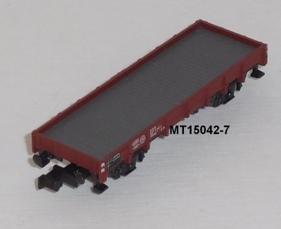 Minitrix 15042-7 N Niederbordwagen unbeladen aus Jahrhundertset, DB, OVP