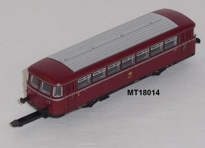 Minitrix 18014 N Schienenbus Beiwagen VB98, DB, OVP