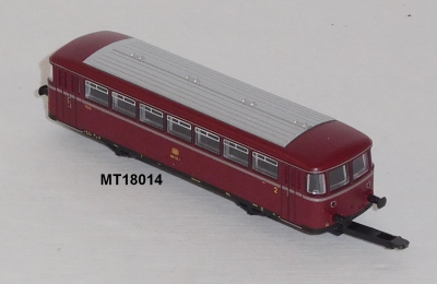 Minitrix 18014 N Schienenbus Beiwagen VB98, DB, OVP