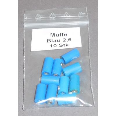 MUBL 2,6 mm Muffe, Blau