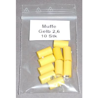 MUGB 2,6 mm Muffe, Gelb