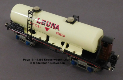 Paya Ibi 11356 Spur 0, M1:45, Blech/TinPlate, Kesselwagen Leuna 4-achsig, LüP 260, OVP