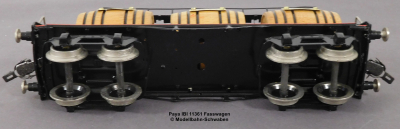 Paya Ibi 11361 Spur 0, M1:45, Blech/TinPlate, Fasswagen 4-achsig, LüP 260, OVP