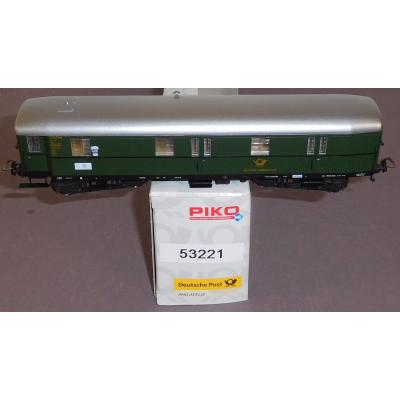 Piko 53221 H0 Bahnpostwagen Post4a/15, Wg.Nr.4743 Ffm, DBP, OVP