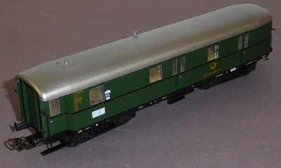 Piko 53221 H0 Bahnpostwagen Post4a/15, Wg.Nr.4743 Ffm, DBP, OVP