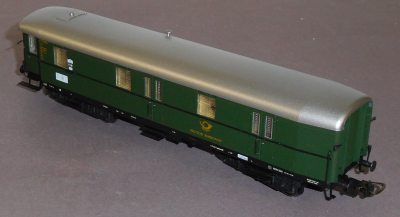 Piko 53221 H0 Bahnpostwagen Post4a/15, Wg.Nr.4743 Ffm, DBP, OVP