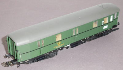 Piko 53222 H0 Bahnpostwagen Post -a/15, Wg.Nr.50 80 00-12 009-9, DBP, OVP
