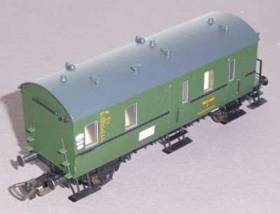 Piko 54593 H0 Bahnpostwagen Post-b/8,5, Wg.Nr.97 Regensburg, DRP OVP