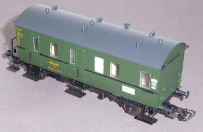 Piko 54593 H0 Bahnpostwagen Post-b/8,5, Wg.Nr.97 Regensburg, DRP OVP