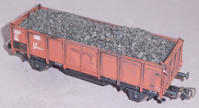 Piko 58301 H0 Offener Güterwagen E034 bel.m. Kohle, DB, OVP