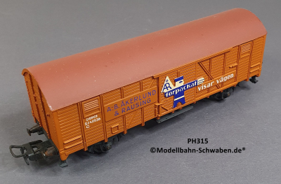 Pocher 315 H0 Güterwagen SJ Akerlund, SVERIGE, OVP