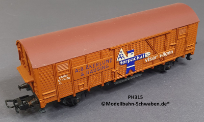 Pocher 315 H0 Güterwagen SJ Akerlund, SVERIGE, OVP