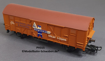Pocher 315 H0 Güterwagen SJ Akerlund, SVERIGE, OVP