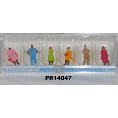 Preiser 14047 H0 1:87 Passanten, stehende, OVP