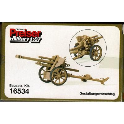 Preiser 16534 H0 1:87 EDW Leichte Feldhaubitze 10,5mm, Bausatz, OVP