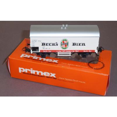 Primex 4548 H0 Bier-/Kühlwagen Becks Bier 082 0 785-4, DB, OVP