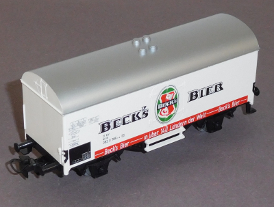 Primex 4548 H0 Bier-/Kühlwagen Becks Bier 082 0 785-4, DB, OVP