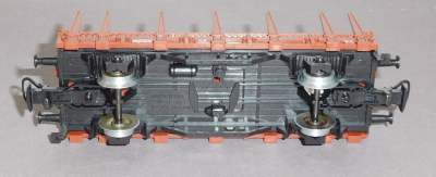 Primex 4595 H0 Rungenwagen beladen mit Röhren, DB, OVP