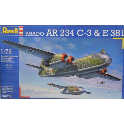 Revell 04373 Bausatz 1:72, Arado AR234 C-3&E381, OVP